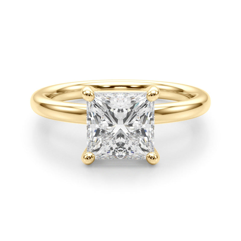 Princess Solitaire Engagement Ring
