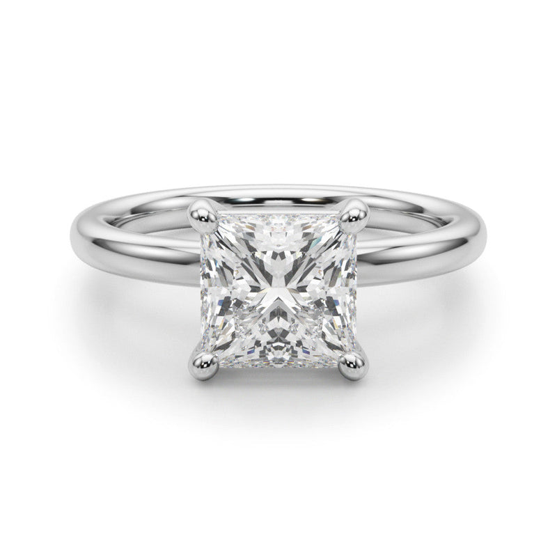 Princess Solitaire Engagement Ring