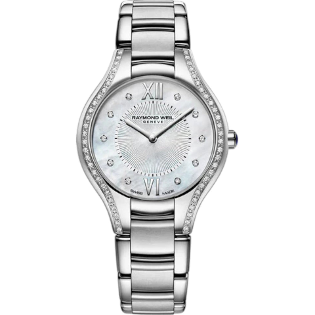 Raymond Weil Noemia Ladies Watch Silver MOP Diamond 5132-STS-00985