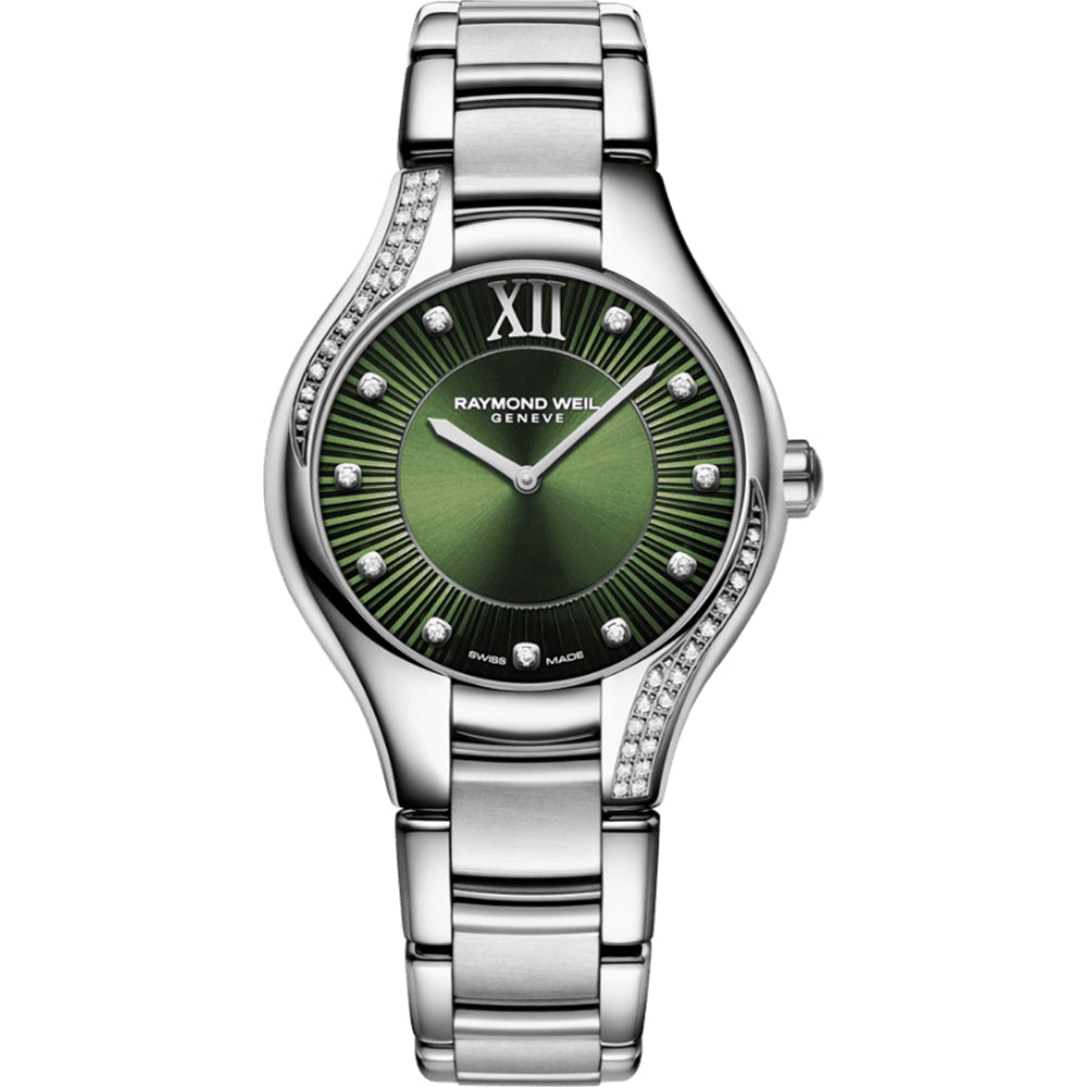 Raymond Weil Noemia Ladies Watch Green Diamond 5132-S1S-52181