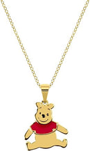 Disney Winnie The Pooh Gold Pendant Necklace