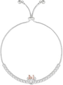 Disney Minnie Mouse Silver Lariat Bracelet