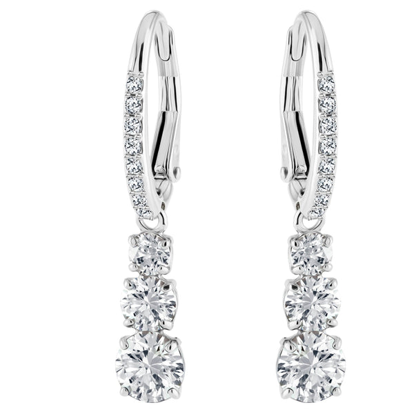Swarovski Stilla Attract Trilogy Hoop Earrings 5416155