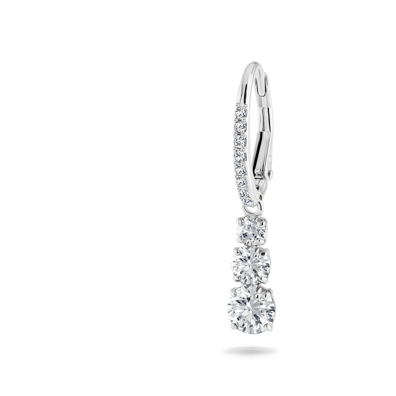 Swarovski Stilla Attract Trilogy Hoop Earrings 5416155