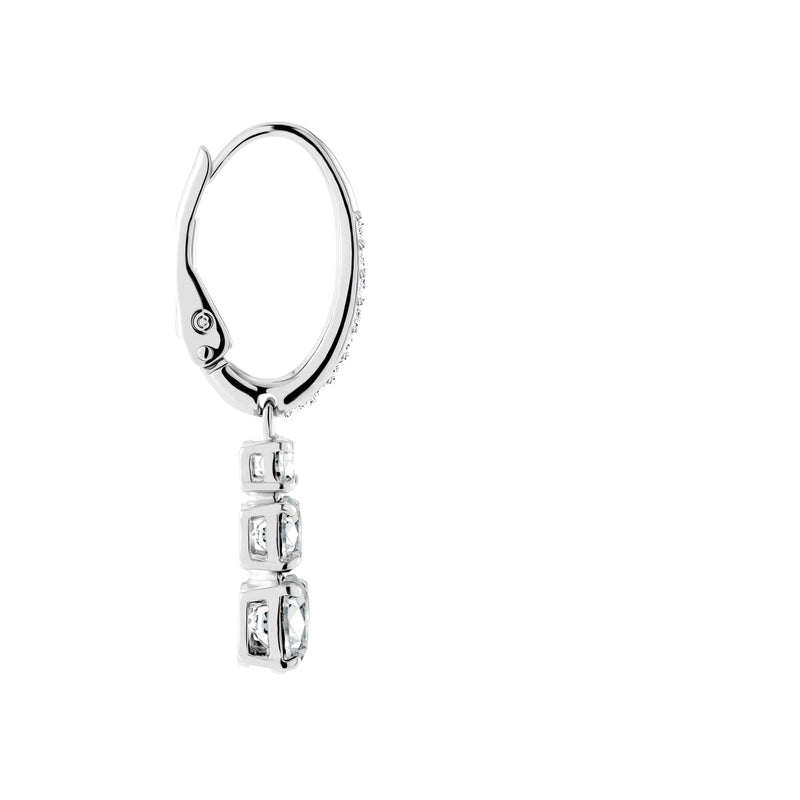 Swarovski Stilla Attract Trilogy Hoop Earrings 5416155