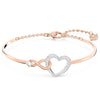 Infinity Heart Bangle Bracelet Swarovski