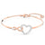 Swarovski Infinity Heart Bangle Bracelet 5518869