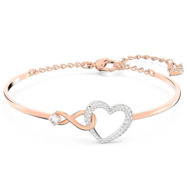 Swarovski Infinity Heart Bangle Bracelet 5518869