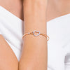 Infinity Heart Bangle Bracelet Swarovski