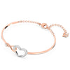 Infinity Heart Bangle Bracelet Swarovski
