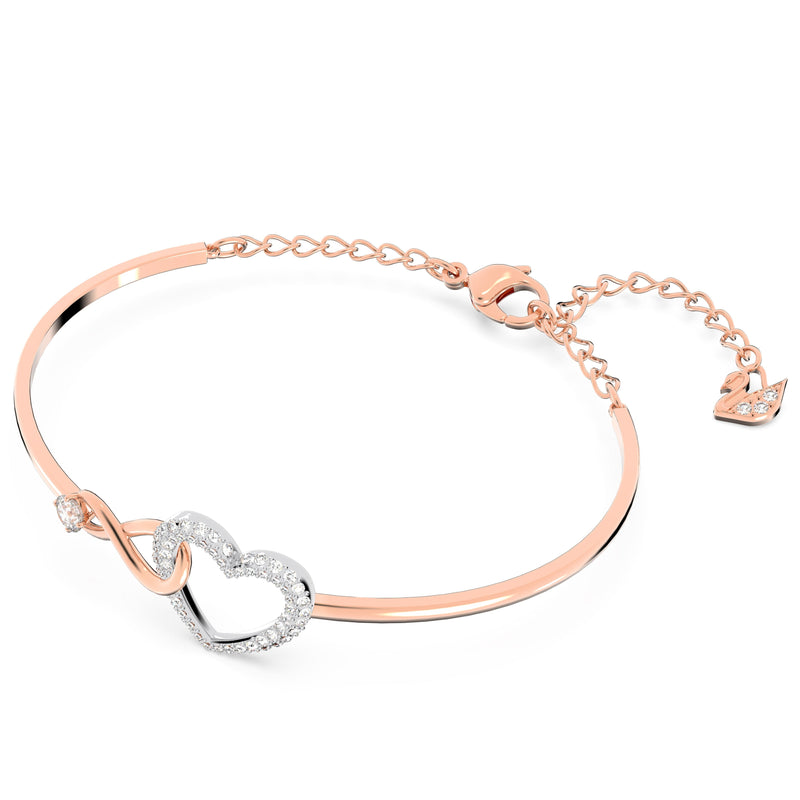 Swarovski Infinity Heart Bangle Bracelet 5518869