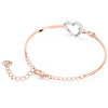 Infinity Heart Bangle Bracelet Swarovski