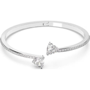Swarovski Mesmera Attract Double Heart Bangle White 5535354 Swarovski