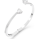 Swarovski Mesmera Attract Double Heart Bangle White 5535354 Swarovski