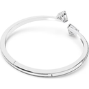 Swarovski Mesmera Attract Double Heart Bangle White 5535354 Swarovski