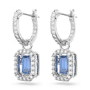 Swarovski Millenia Octagon Earrings Blue 5619500