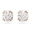Swarovski Stilla Stud Earrings Round 5638801 Swarovski