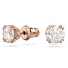 Swarovski Stilla Stud Earrings Round 5638801 Swarovski