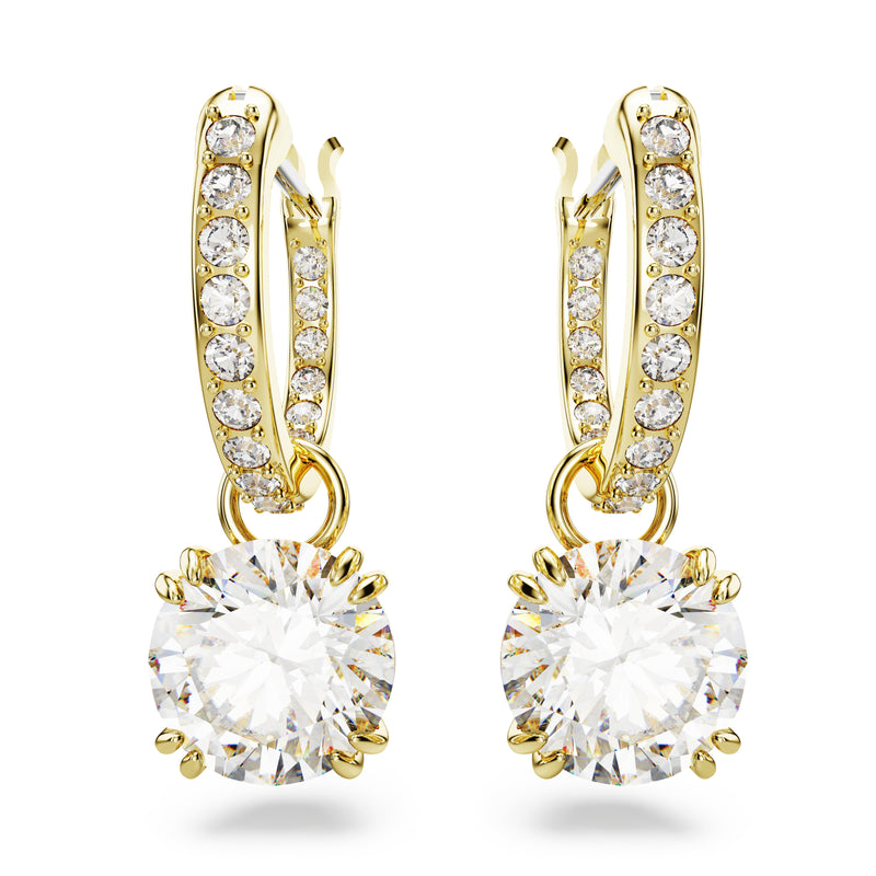 Swarovski Constella Drop Earrings Round 5638802