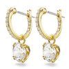 Swarovski Constella Drop Earrings Round 5638802 Swarovski