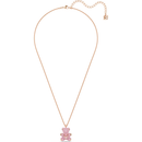 Swarovski Pink Teddy Pendant Necklace Rose Gold 5642976 Swarovski