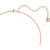 Swarovski Pink Teddy Pendant Necklace Rose Gold 5642976
