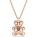 Swarovski Pink Teddy Pendant Necklace Rose Gold 5642976 Swarovski