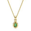 Swarovski Chroma Green Pear Pendant 5648751