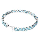 Swarovski Matrix Blue Tennis Bracelet 5648928