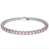 Swarovski Matrix Tennis Bracelet Pink 5648931 Swarovski
