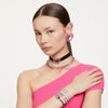 Swarovski Matrix Tennis Bracelet Pink 5648931 Swarovski