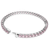 Swarovski Matrix Tennis Bracelet Pink 5648931 Swarovski