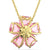 Swarovski Idyllia Flower Pendant Necklace Gold Pink 5650569