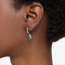 Swarovski Stilla Drop Earrings Green Pear 5662922