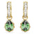 Swarovski Stilla Drop Earrings Green Pear 5662922