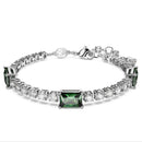 Swarovski Matrix Tennis Bracelet Green 5666422