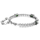 Swarovski Matrix Tennis Bracelet Green 5666422