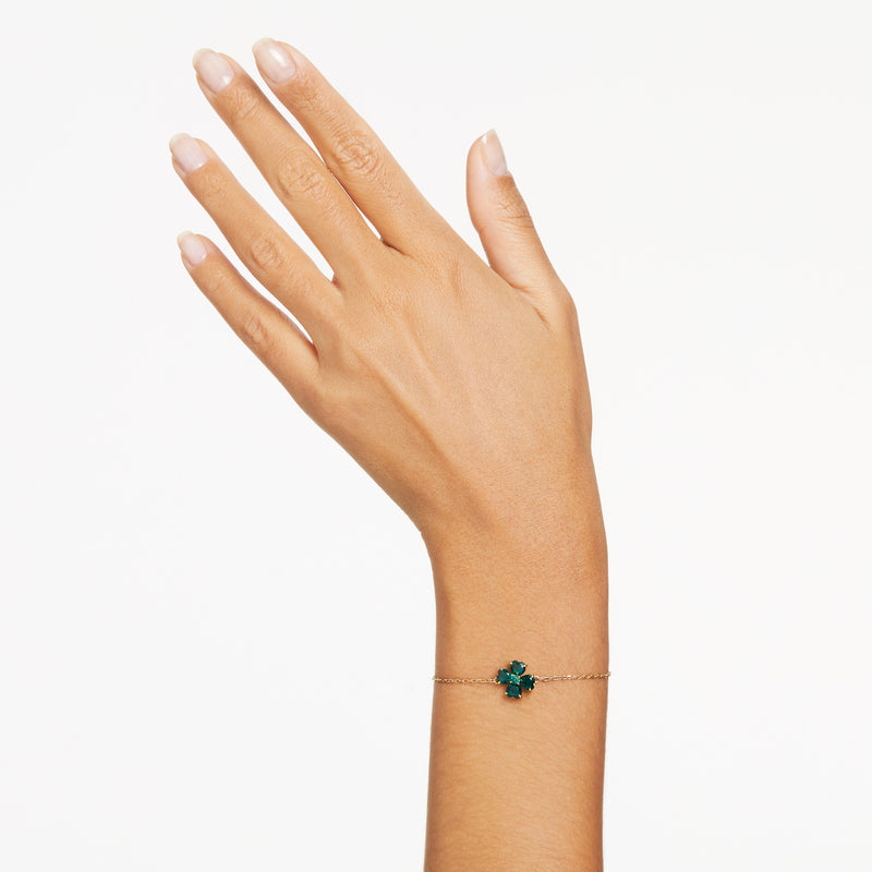 Swarovski Idyllia Green Clover Bracelet 5666585
