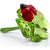 Swarovski Idyllia Ladybug and Clover Figurine 5666852