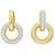 Swarovski Dextera Interlocking Hoop Drop Earrings 5668818
