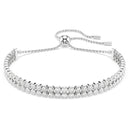 Swarovski Matrix Double Tennis Bracelet Silver 5678252
