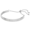 Swarovski Matrix Double Tennis Bracelet Silver 5678252 Swarovski