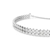 Swarovski Matrix Double Tennis Bracelet Silver 5678252 Swarovski