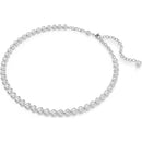 Swarovski Imber Tennis Necklace Round Cut Silver 5682595