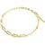 Swarovski Constella Paperclip Necklace Round Cut Gold 5683354