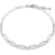 Swarovski Constella Paperclip Necklace Round Cut Silver 5683360
