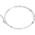 Swarovski Constella Paperclip Necklace Round Cut Silver 5683360