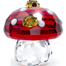 Swarovski Idyllia Mushroom and Ladybugs Figurine 5683436 Swarovski