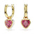 Swarovski Chroma Heart Drop Earrings 5684760