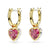Swarovski Chroma Heart Drop Earrings 5684760